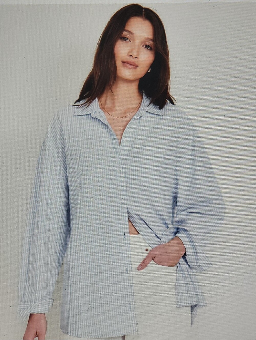 ♥️NWT♥️ Old Navy Womens Oversized Boyfriend Button Down Shirt